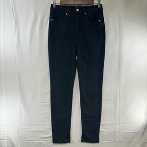Risen Skinny Jeans Womens 5/27 Black High Waisted RDP1407